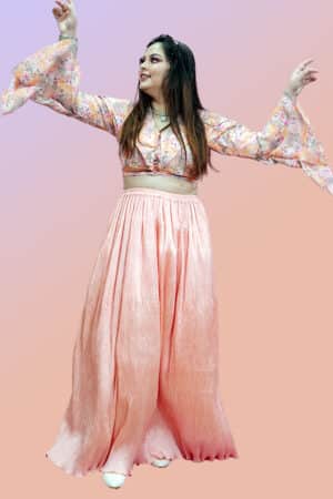 Indo-Western Long Skirt with Top 2