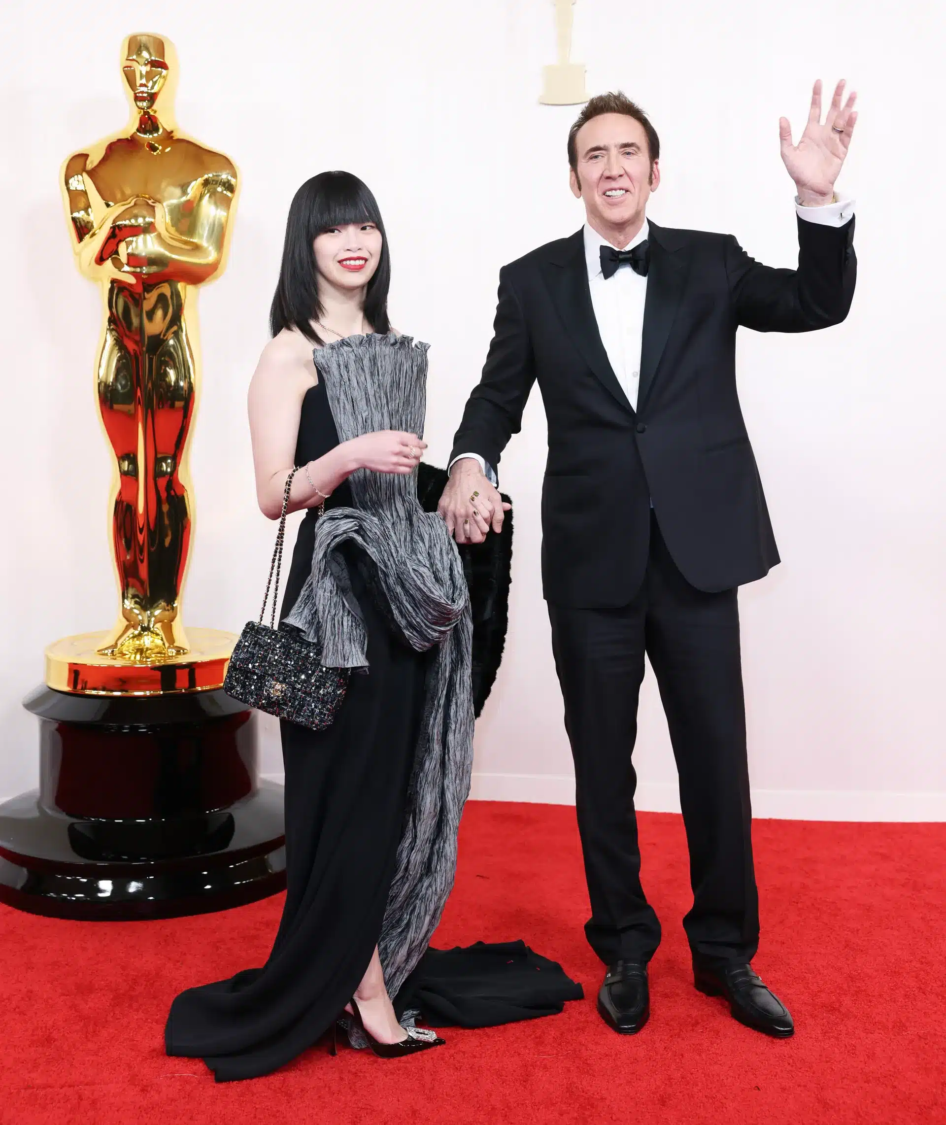Nicolas Cage and Riko Shibata - Looks from the 2024 Oscars Red Carpet