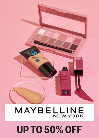 Maybelline upto 50% off