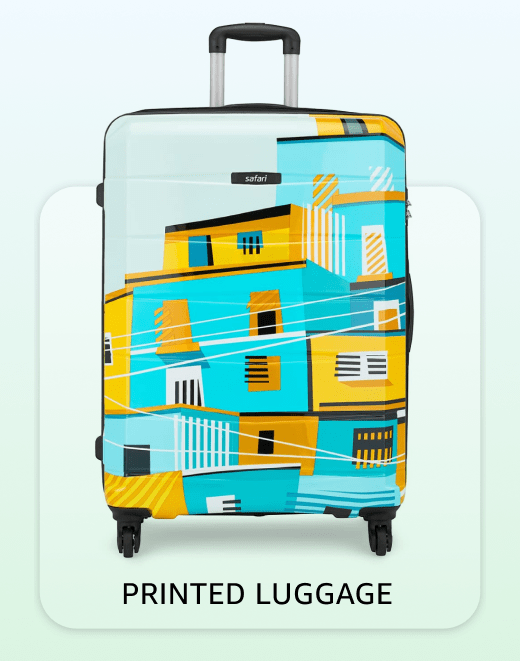 Printed Luggage