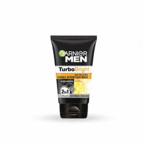 Garnier Men, Face Wash, Brightening & Anti-Pollution, TurboBright Double Action