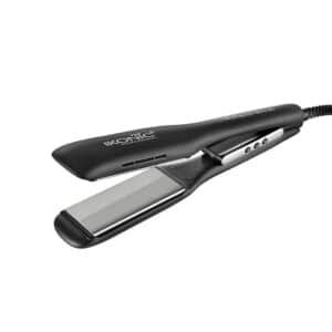 Ikonic Pro Titanium Shine Hair Straightener Black with AI Technology, Professional Dual Titanium Floating Plates