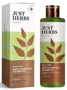 Just Herbs 8 in 1 Root Nourishing Amla Neem Hair Fall Control Shampoo For Men & Women