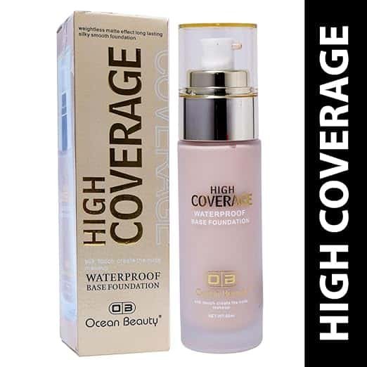 Ocean Beauty Professional Long Lasting Skin Finish Full High Coverage Matte Finish Waterproof Foundation For Girls & Women For All Types Of Skin Tone