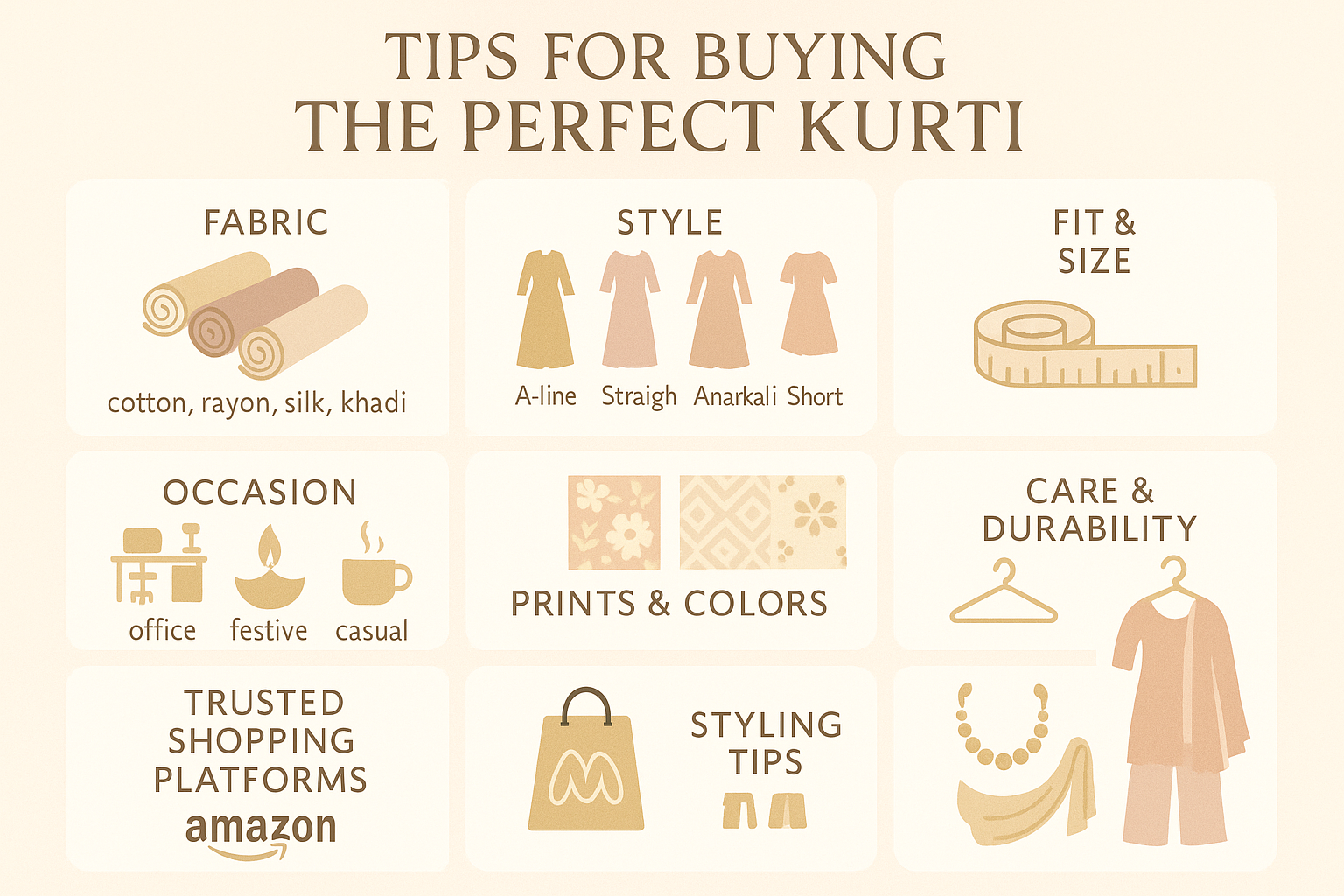 tips for buying the perfect kurti