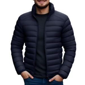 Ben Martin Men's Nylon Jacket|Standard Length Puffer Winter Bomber Jacket|Stylish Jacket|Biker Casual Hoody Jacket