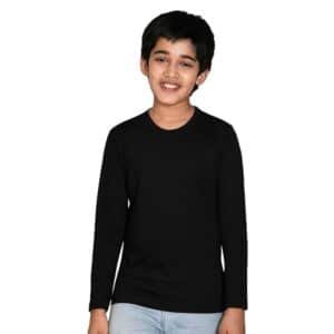 Nusyl Boy's Solid Relaxed Fit T-Shirt