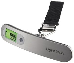 Amazon Basics Digital Portable Electronic Luggage Weighing Scale 1