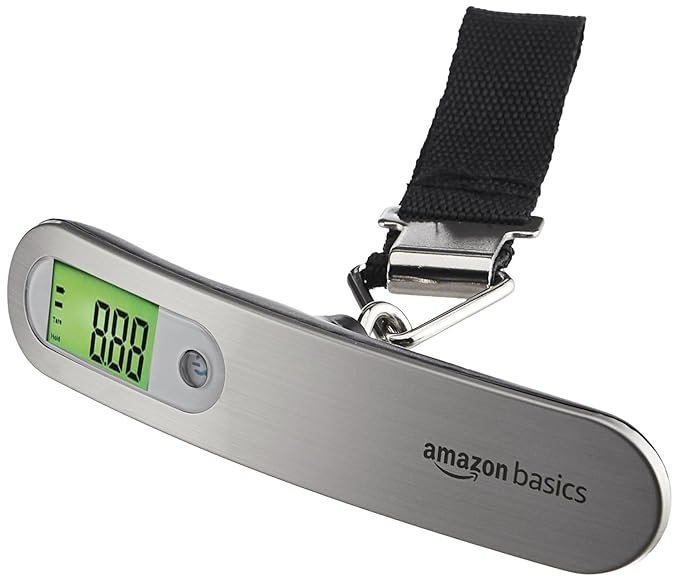 Amazon Basics Digital Portable Electronic Luggage Weighing Scale 1