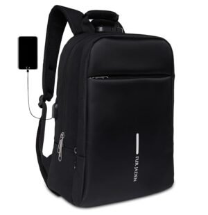 FUR JADEN Anti Theft Number Lock Backpack Bag with 15.6 Inch Laptop Compartment 1