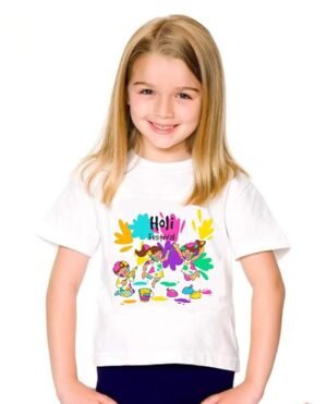 FancyDressWale Holi t-Shirts for Girls 1.
