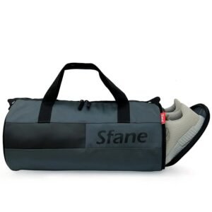 Sfane Polyester 23cms Duffle Shoulder Gym Bag for Men & Women with Separate Shoe Compartment 1 2