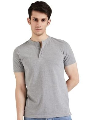 Symbol Men's Solid Cotton Rich Polo T Shirt 1