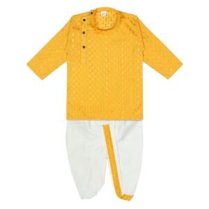 superminis Boy's Cotton Kurta with Dhoti 1