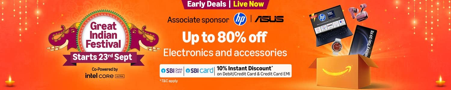 amazon great indian festival sale on electronics